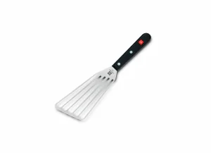 WÜSTHOF Gourmet 6.5" Offset Slotted Spatula,Silver/Black