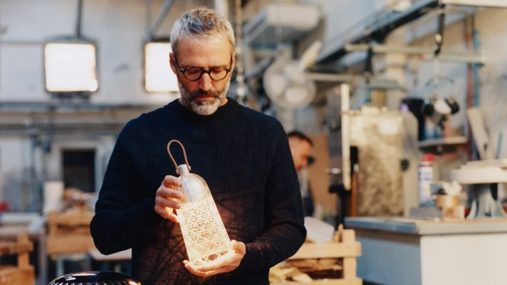 Noé Duchaufour-Lawrance Reimagines the Corolle Lamp with Dior