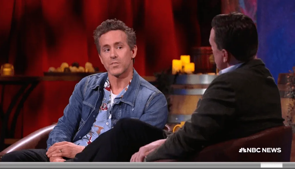 Ryan Reynolds discussing his wife's integrity